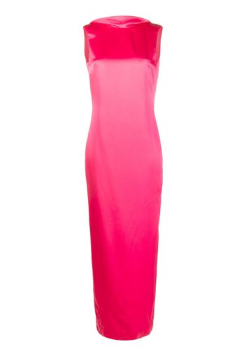 Versace cowl-back gown - Rosa