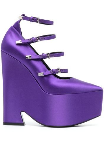 Versace Pumps Tempest con plateau - Viola