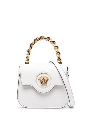 Versace La Medusa leather mini bag - Bianco