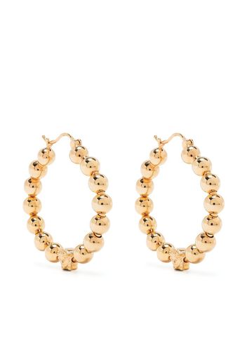 Versace ball-charm hoop earrings - Oro