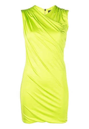 Versace draped-effect minidress - Verde