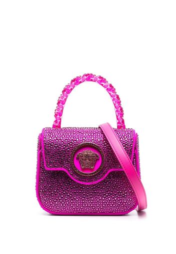 Versace La Medusa crystal mini bag - Rosa