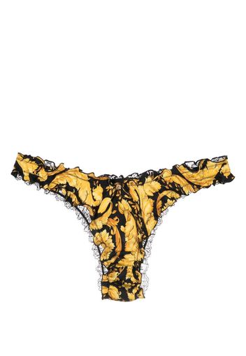 Versace Tanga con inserti - Giallo