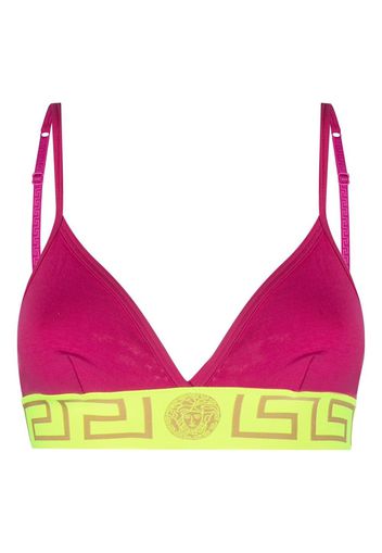 Versace Greca-print bra - Rosa