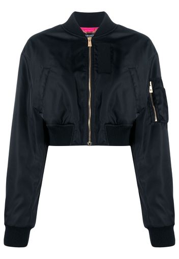 Versace Bomber con stampa - Nero