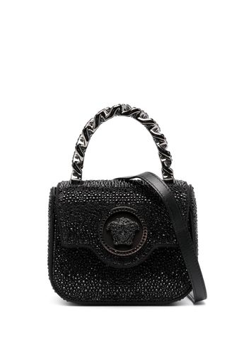 Versace Le Medusa embellished tote bag - Nero