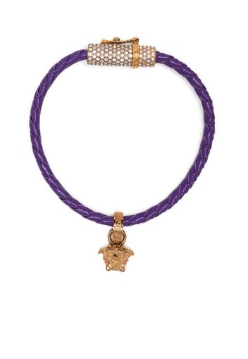 Versace Medusa-plaque detail bracelet - Viola