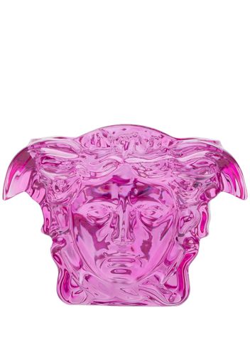 Versace Medusa crystal vase (19cm) - Rosa