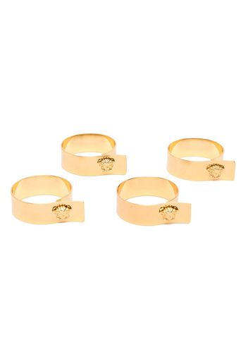 Versace Medusa-head napkin rings - Oro