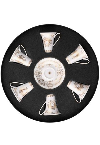 Versace Set tazza con piattino Medusa Gala - Bianco