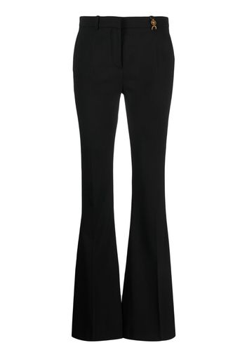 Versace Medusa '95 stretch-wool flared trousers - Nero