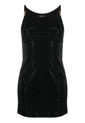 Versace Crystal Medusa '95 embellished minidress - Nero