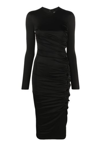 Versace x Dua Lipa cut-out midi dress - Nero