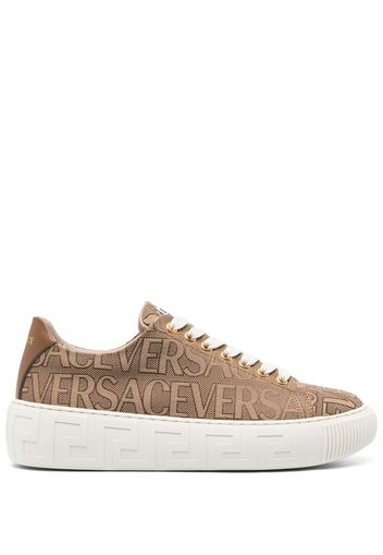 Versace Versace Allover Greca sneakers - Marrone