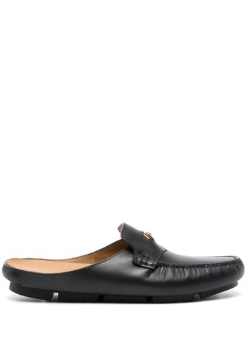 Versace Medusa plaque slip-on loafers - Nero