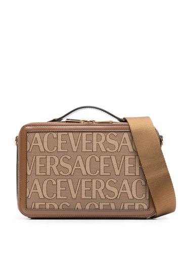 Versace Versace Allover messenger bag - Marrone