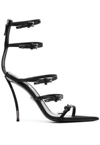 Versace Pin-Point 120mm sandals - Nero