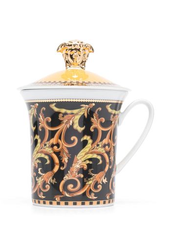 Versace Tazza Barocco con stampa Versace x Rosenthal - Nero