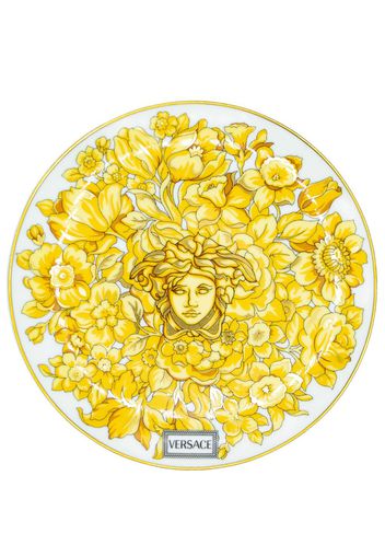 Versace small Medusa Rhapsody plate (17cm) - PIATTO PIANO Ø 17 CM VERSACE - MEDUSA RHAPSODY GIALLO