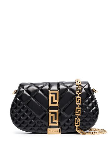 Versace Greta Goddess quilted shoulder bag - Nero