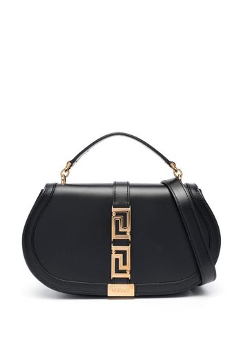 Versace Greca Goddess leather shoulder bag - Nero