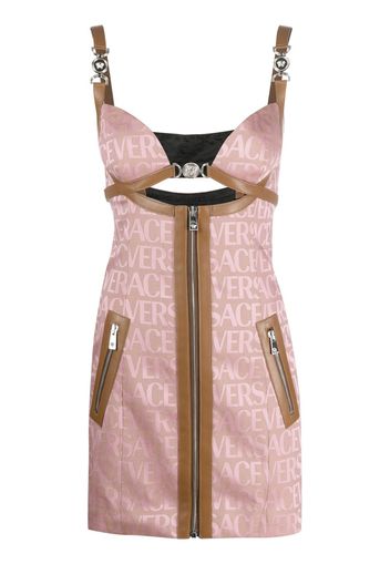 Versace Allover logo minidress - Rosa