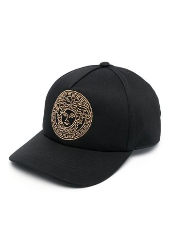 Versace Medusa studded cap - Nero