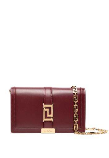 Versace Borsa mini Greca Goddess in pelle - Rosso