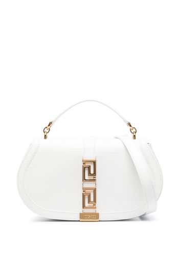 Versace Borsa a spalla Greca Goddess in pelle - Bianco