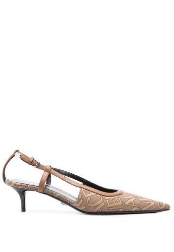 Versace Allover-jacquard 65mm pumps - Marrone