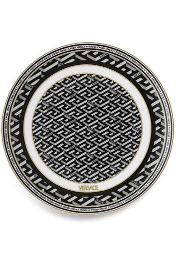 Versace La Greca Signature bread plate - Nero