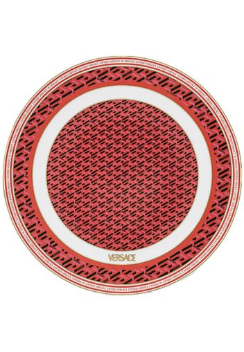 Versace x Rosenthal La Greca Signature service plate (33cm) - Rosso