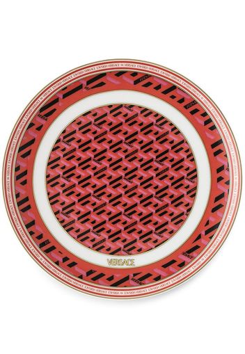 Versace x Rosenthal La Greca Signature bread plate (17cm) - Rosso