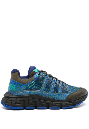 Versace Trigreca chunky sneakers - Blu