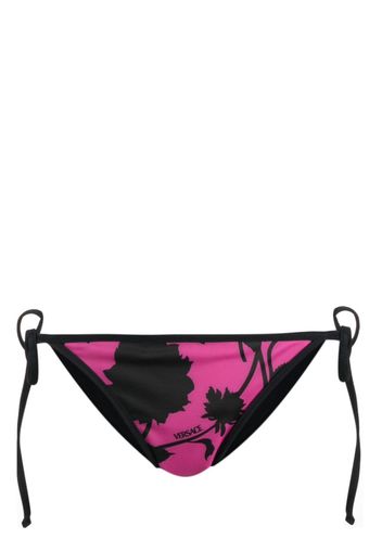 Versace palm tree-print bikini bottoms - Nero