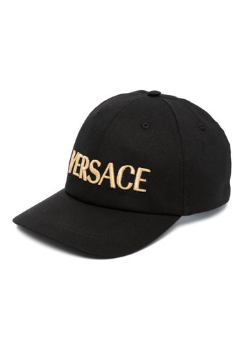 Versace logo-embroidered baseball cap - Nero