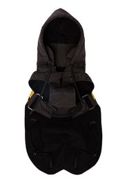 black Medusa print dog rain coat