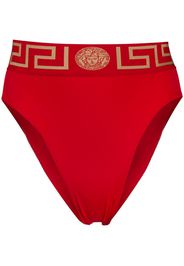 Greca Border high leg swimming briefs