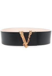 Versace Virtus leather belt - Nero