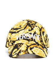 Versace Barocco pattern-print cap - Giallo