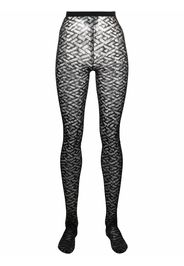 Versace La Greca tights - Nero
