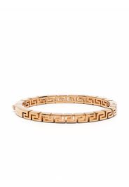 Versace Greca-detail logo-engraved bangle bracelet - Oro