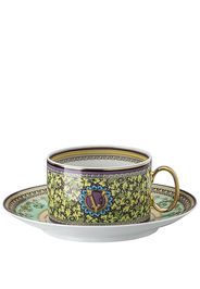 Versace Set da sei tazza e piattino Barocco Mosaic - Verde