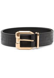 Versace La Greca leather belt - Nero
