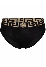 Versace Greca-waistband briefs - Nero