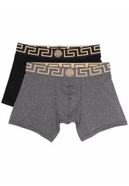 Versace logo-waistband boxers set of 2 - Nero