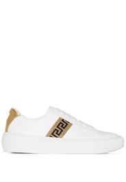 Versace VERSACE LT SNKR LCUP LGO MTLC DTL GLD TA - Bianco