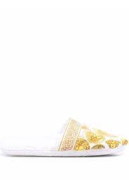 Versace Medusa Head motif slippers - Bianco