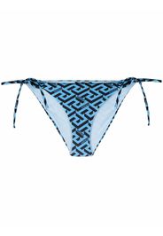 Versace logo bikini bottoms - Blu