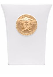 Versace Vaso con placca Medusa - Bianco